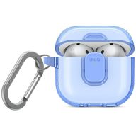 Uniq Glase Pro Apple AirPods 4 tok karabinerrel, kék