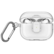   Uniq Glase Pro Apple AirPods Pro 2 tok karabinerrel, átlátszó