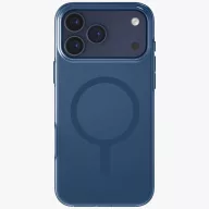 Uniq Clario Magclick Apple iPhone 17 Pro MagSafe tok, kék
