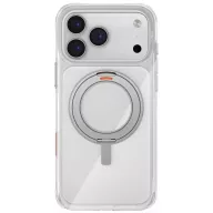   Uniq Swivix Apple iPhone 17 Pro tok 360 fokban állítható kitámasztóval, átlátszó