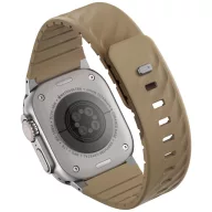   Uniq Fluo Apple Watch 40/41/42/44/45/46/49mm mágneses szíj, bézs