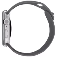   Uniq Voute Apple Watch 11 / Watch 10 46mm műanyag tok, kijelzővédő felülettel, ezüst