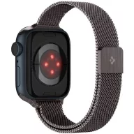   Spigen Metal Fit Apple Watch 1-6, SE, SE (2022), SE (2025) (38 / 40 mm) / Watch 7-9 (41 mm) / Watch 10-11 (42 mm) fém szíj, grafit