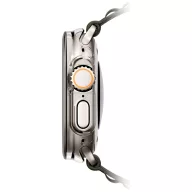   Uniq Voute Apple Watch Ultra 4 / 3 / 2 / 1 49mm műanyag tok, kijelzővédő felülettel, átlátszó