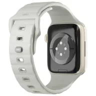   Uniq Stride KFM Apple Watch 1/2/3/4/5/6/7/8/9/10/11/SE/SE2/SE3 (40/41/42mm) gumis szilikon szíj, szürke