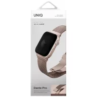   Uniq Dante Pro Apple Watch 1/2/3/4/5/6/7/8/9/10/11/SE/SE2/SE3 (40/41/42mm) rozsdamentes acél szíj, rozéarany
