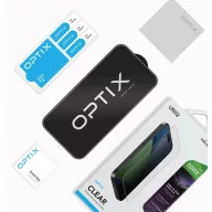   Uniq Optix Covex Clear Apple iPhone 17 Pro tempered glass kijelzővédő üvegfólia felhelyező kerettel, átlászó