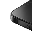 Uniq Optix ExoFit Vivid Apple iPhone 17 Pro Max tempered glass kijelzővédő üvegfólia felhelyező kerettel, átlátszó