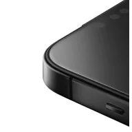   Uniq Optix ExoFit Vivid Apple iPhone Air (2025) tempered glass kijelzővédő üvegfólia felhelyező kerettel, átlátszó