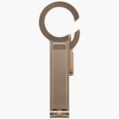 Uniq Arcus MagSafe kompatibilis Selfie bot / Tripod állvány kulcsatartóra akasztható résszel, arany