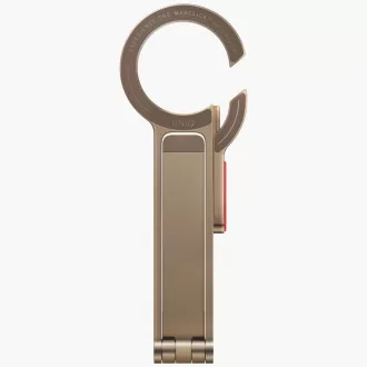   Uniq Arcus MagSafe kompatibilis Selfie bot / Tripod állvány kulcsatartóra akasztható résszel, arany