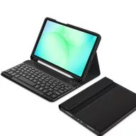   Tech-Protect Sc Pen + Keyboard Samsung Galaxy Tab A9+ / Tab A11+ oldalra nyíló, kitámasztható mappa tok ceruza tartóval, mágneses rögzítés, billentyűzettel, fekete