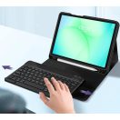 Tech-Protect Sc Pen + Keyboard Samsung Galaxy Tab A9+ / Tab A11+ oldalra nyíló, kitámasztható mappa tok ceruza tartóval, mágneses rögzítés, billentyűzettel, fekete