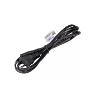   Akyga 230V villásdugó CEE 7/16 - C7 M/F tápkábel 1.5m fekete (AK-RD-01A)