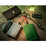  Tactical OODA Loop USB-C-USB-C töltő- és adatkábel, kulcstartó, piros