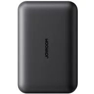  Joyroom JR-W020 Powerbank / külső akkumulátor, USB-A port, USB-C port, MagSafe kompatibilis, USB-C-USB-C, 0.25m kábellel, 10000mAh, 20W, fekete