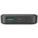 Joyroom JR-W020 Powerbank / külső akkumulátor, USB-A port, USB-C port, MagSafe kompatibilis, USB-C-USB-C, 0.25m kábellel, 10000mAh, 20W, fekete