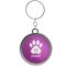 Petike kutyabiléta / kutyacímke, nyakörvre akasztható, NFC, Signature Edition, lila