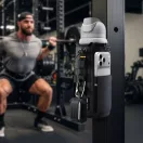 Spigen Tumbler Holder Bag LF500, termosz, kulacs tartó táska, mágneses, fekete