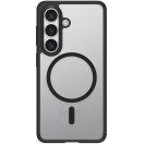 Spigen Ultra Hybrid MagFit Samsung Galaxy S26 tok, Matte Black, átlátszó-fekete