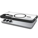 Spigen Ultra Hybrid MagFit Samsung Galaxy S26 tok, Matte Black, átlátszó-fekete