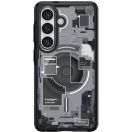 Spigen Ultra Hybrid MagFit Samsung Galaxy S26 tok, MagSafe, Zero One, átlátszó-fekete