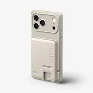 Spigen Classic LS MagFit kártyatartó, MagSafe, bézs