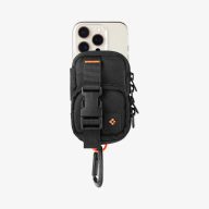   Spigen Snap Zip MagFit kártyatartó / táska, rendszerező, MagSafe, fekete