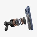 Spigen Essential Qi2.2 mágneses Magsafe autós tartó szellőzőrácsba, vezeték nélküli töltéssel, fekete