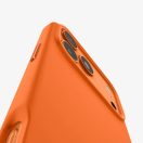 Spigen Silicone Fit MagFit Apple iPhone 17 Pro Max tok, MagSafe, Cosmic Orange, narancs