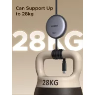   Ugreen USB-C-USB-C behúzható, állítható töltő-és adatkábel automatikus visszatekeréssel, 100W, 1m, fekete