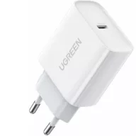   Ugreen CD137 USB-C hálózati töltő adapter, PD 3.0, 20W, fehér