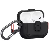   Skinarma Mecha LE AirPods Pro 3 tok karabinerrel, Black, fekete
