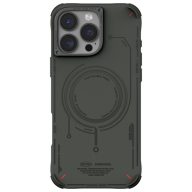   Skinarma Mecha Apple iPhone 16 Pro mágneses tok, olivazöld / szürke