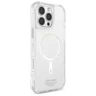   Skinarma Saido Apple iPhone 16 Pro mágneses tok, Magsafe kompatibilis, átlátszó-neonzöld (sötétben világító)