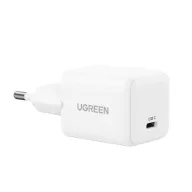   Ugreen X512 USB-C hálózati töltő adapter, GaN, 20W, fehér