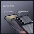 Nillkin CamShield Pro Samsung Galaxy S26 műanyag hátlap tok kameravédelemmel, fekete-átlátszó