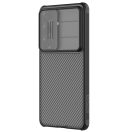 Nillkin CamShield Pro Samsung Galaxy S26 Plus műanyag hátlap tok kameravédelemmel, fekete-átlátszó