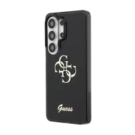   Guess IML 4G Script Metal Logo Samsung Galaxy S26 Ultra tok, fekete