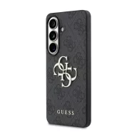 Guess PU 4G Metal Logo Samsung Galaxy S26 tok, szürke