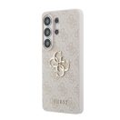 Guess PU 4G Metal Logo Samsung Galaxy S26 Ultra tok, rózsaszín