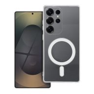   Clear 2mm Samsung Galaxy S26 szilikon tok kamera védelemmel, MagSafe, átlátszó