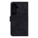 Tender Book Samsung Galaxy S26 műbőr hátlap tok kártyatartóval, kinyitható, fekete