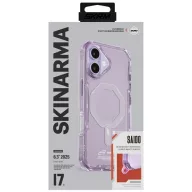   Skinarma Saido Apple iPhone 17 mágneses tok, Magsafe kompatibilis, lila