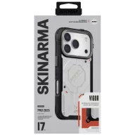   Skinarma Vigor Apple iPhone 17 Pro Max mágneses tok, Magsafe kompatibilis, világos szürke