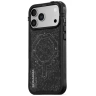   Skinarma Vektor Apple iPhone 17 Pro Max mágneses tok, Magsafe kompatibilis, fekete-fehér