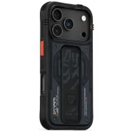   Skinarma Aegis Apple iPhone 17 Pro mágneses tok kitámasztóval, Magsafe kompatibilis, kék