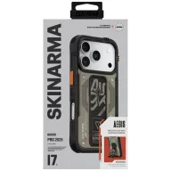   Skinarma Aegis Apple iPhone 17 Pro Max mágneses tok kitámasztóval, Magsafe kompatibilis, szürke