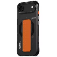   Skinarma Haxa Apple iPhone Air (2025) mágneses tok kitámasztóval, Magsafe kompatibilis, fekete