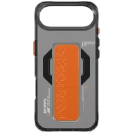   Skinarma Haxa Apple iPhone Air (2025) mágneses tok kitámasztóval, Magsafe kompatibilis, fekete